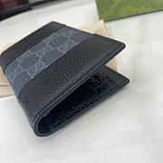 Fortok Gucci GG Supreme Wallet Navy 12 x 7.5 cm - 4