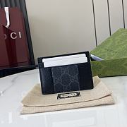 Fortok Gucci GG Card Holder Navy 10 x 7 cm - 1