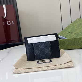 Fortok Gucci GG Card Holder Navy 10 x 7 cm