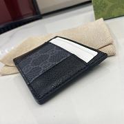 Fortok Gucci GG Card Holder Navy 10 x 7 cm - 4