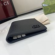 Fortok Gucci Ophiadia Wallet Full Black 10 x 10 cm - 2