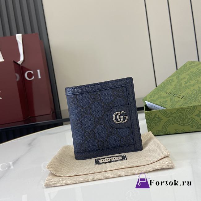 Fortok Gucci Ophiadia Wallet Navy 10 x 10 cm - 1