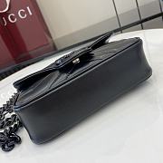 Fortok Gucci Marmont Full Black 16.5 x 10.2 x 5.1 cm - 3
