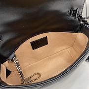 Fortok Gucci Marmont Full Black 16.5 x 10.2 x 5.1 cm - 5