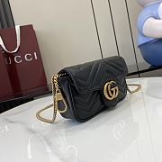 Fortok Gucci Marmont Heart Black 16.5 x 10 x 4.5 cm - 4