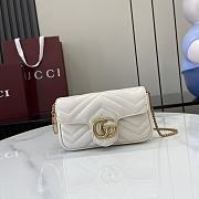 Fortok Gucci Marmont Heart White 16.5 x 10 x 4.5 cm - 1