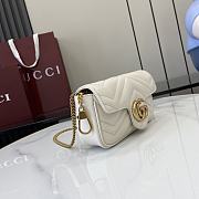 Fortok Gucci Marmont Heart White 16.5 x 10 x 4.5 cm - 2