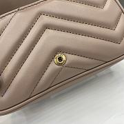 Fortok Gucci Marmont Heart Light Brown 16.5 x 10 x 4.5 cm - 4