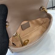 Fortok Gucci Marmont Heart Light Brown 16.5 x 10 x 4.5 cm - 3
