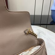 Fortok Gucci Marmont Heart Light Brown 16.5 x 10 x 4.5 cm - 2