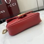 Fortok Gucci Marmont Heart Red 16.5 x 10 x 4.5 cm  - 5