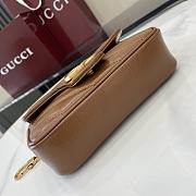 Fortok Gucci Marmont Heart Brown 16.5 x 10 x 4.5 cm - 6