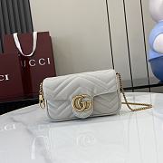 Fortok Gucci Marmont Heart Grey 16.5 x 10 x 4.5 cm - 1