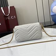 Fortok Gucci Marmont Heart Grey 16.5 x 10 x 4.5 cm - 6