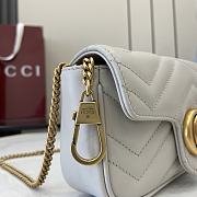 Fortok Gucci Marmont Heart Grey 16.5 x 10 x 4.5 cm - 5