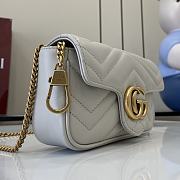 Fortok Gucci Marmont Heart Grey 16.5 x 10 x 4.5 cm - 3