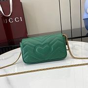 Fortok Gucci Marmont Heart Green 16.5 x 10 x 4.5 cm - 5