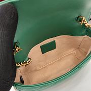 Fortok Gucci Marmont Heart Green 16.5 x 10 x 4.5 cm - 2