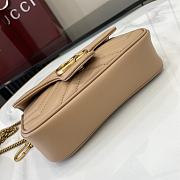Fortok Gucci Marmont Heart Beige 16.5 x 10 x 4.5 cm - 4