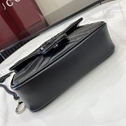 Fortok Gucci Marmont Black 16.5 x 10 x 4.5 cm - 5