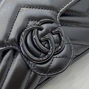 Fortok Gucci Marmont Black 16.5 x 10 x 4.5 cm - 3