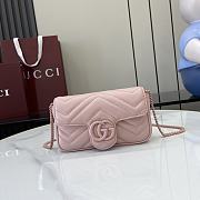 Fortok Gucci Marmont Heart Pink 16.5 x 10 x 4.5 cm - 1