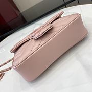 Fortok Gucci Marmont Heart Pink 16.5 x 10 x 4.5 cm - 6