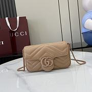 Fortok Gucci Marmont Beige 16.5 x 10 x 4.5 cm - 1