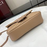 Fortok Gucci Marmont Beige 16.5 x 10 x 4.5 cm - 4