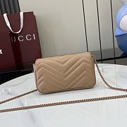 Fortok Gucci Marmont Beige 16.5 x 10 x 4.5 cm - 3
