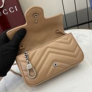 Fortok Gucci Marmont Beige 16.5 x 10 x 4.5 cm - 2