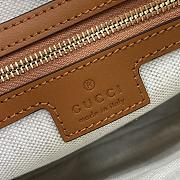 Fortok Gucci Jackie Full White Brown 27.5 x 19 x 4 cm - 2