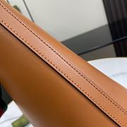 Fortok  Gucci Mini Bucket Brown 18.5 x 20.5 x 12.5  cm - 5