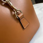 Fortok  Gucci Mini Bucket Brown 18.5 x 20.5 x 12.5  cm - 2