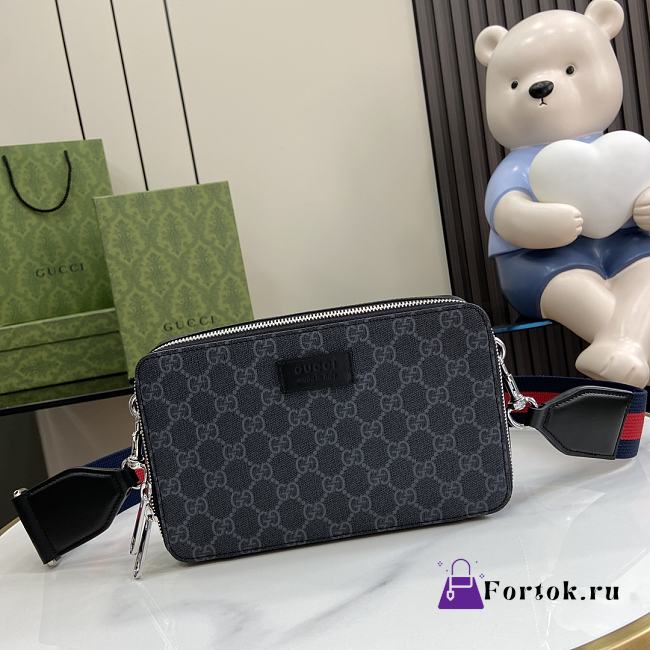 Fortok Gucci Navy men's bag Crossbody 14 x 22.5 x 7.5cm - 1