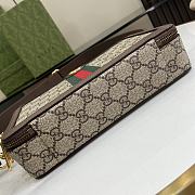 Fortok Ophidia small crossbody bag with Web Brown 23 x 14.5 x 6cm - 3