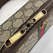 Fortok Ophidia small crossbody bag with Web Brown 23 x 14.5 x 6cm - 2