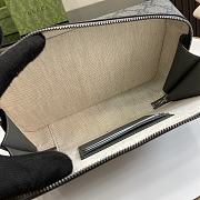 Fortok Ophidia small crossbody bag with Grey 23 x 14.5 x 6cm - 5