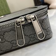 Fortok Ophidia small crossbody bag with Grey 23 x 14.5 x 6cm - 4