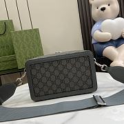 Fortok Ophidia small crossbody bag with Grey 23 x 14.5 x 6cm - 2