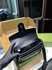 Fortok Gucci Marmont Full Black 25 cm  - 6