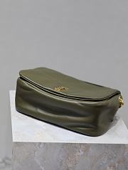 Fortok Women's Saint Laurent small Jamie 4.3 shoulder Bag Green 25×16×9cm - 6