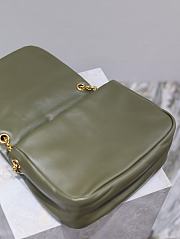 Fortok Women's Saint Laurent small Jamie 4.3 shoulder Bag Green 25×16×9cm - 4