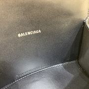 Fortok Balenciaga Hourglass Small Black Crocodile Leather 19 x 8 x 11 cm - 3
