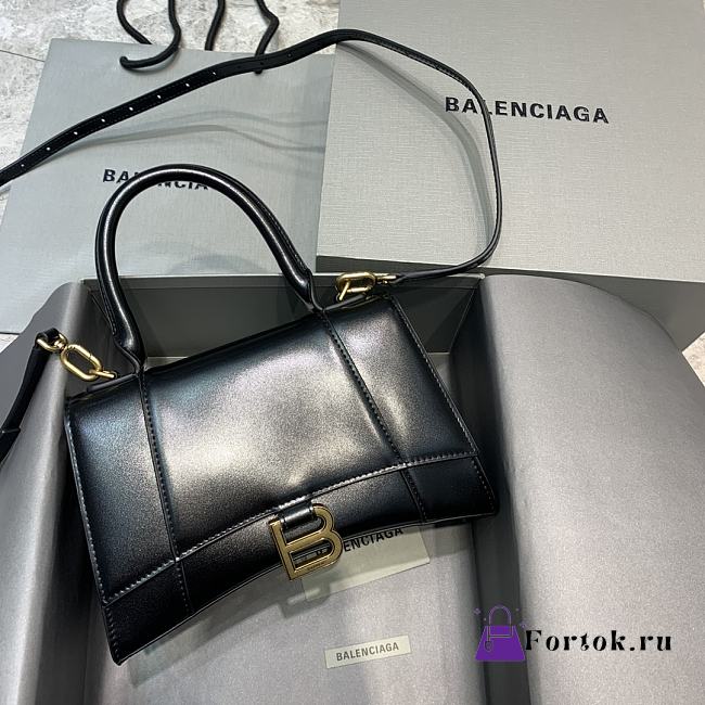 Fortok Balenciaga Hourglass Medium Black 23-10-14cm - 1