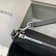 Balenciaga Women's Rodeo Sling Pochette Black Silver Hardware 22 x 13 x 5cm - 2