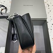 Balenciaga Women's Rodeo Sling Pochette Black Silver Hardware 22 x 13 x 5cm - 4