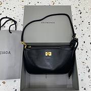 Balenciaga Women's Rodeo Sling Pochette Black Gold Hardware 22 x 13 x 5cm - 1