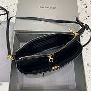 Balenciaga Women's Rodeo Sling Pochette Black Gold Hardware 22 x 13 x 5cm - 6