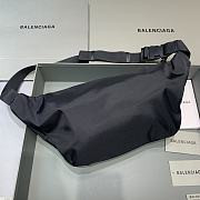 Fortok Balenciaga Belt Bag Black Wheel Logo Black 23-5-20 cm - 6